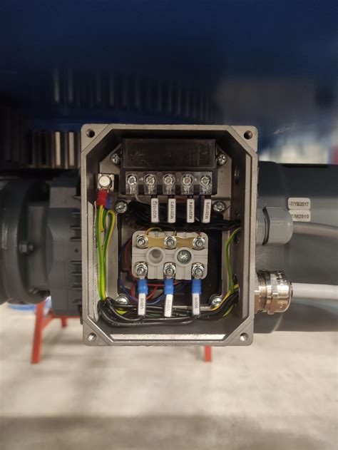 electric motor junction box position|replacement motor terminal box.